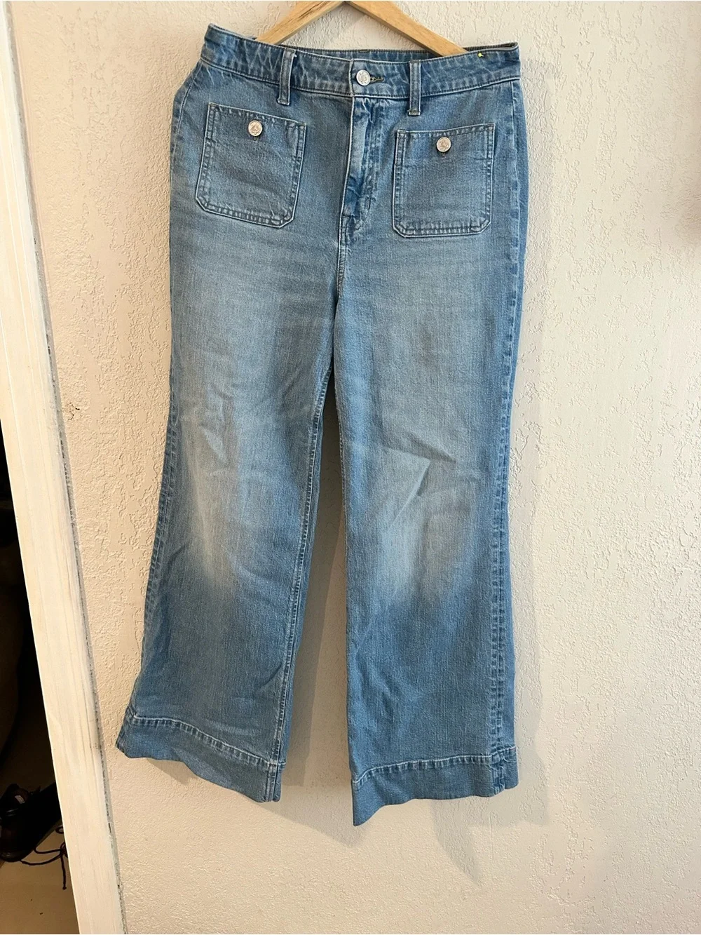 J. Crew High-rise Sailor denim trouser in 1996 semi-stretch